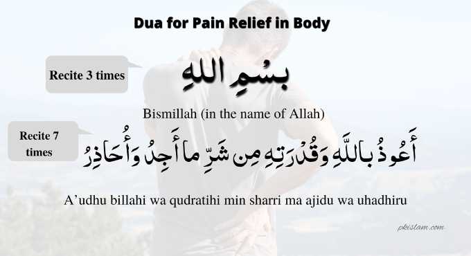 Dua for Pain Relief in Body In English